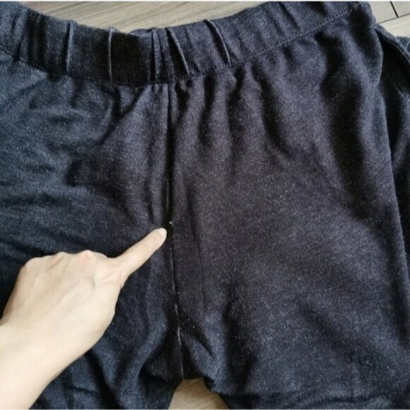 Cozy Charcoal Knit Loungewear Set | Slouchy Pullover & Joggers | Medium - Picture 4 of 12